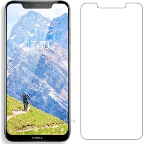 For Nokia 8.1 Plus Tempered Glass Premium Screen Protector Film For Nokia 8.1Plus 6.22" Anti Scratch