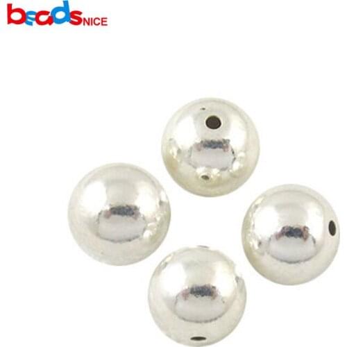 Beadsnice ID25610 hot sale silver beads wholesale of diy jewelry silver findings jewelry accessories sterling silver 925 beads