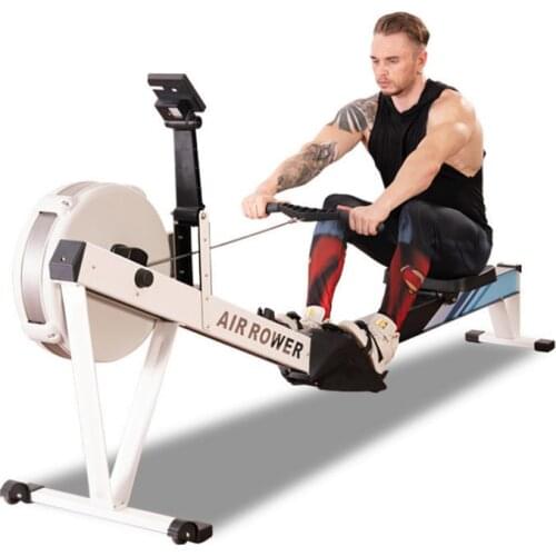 Gym Wind Power Rowing Machine To Lose Weight And Thin Abdomen Whole Body Aerobic Stretching Foldable Exercise Machine