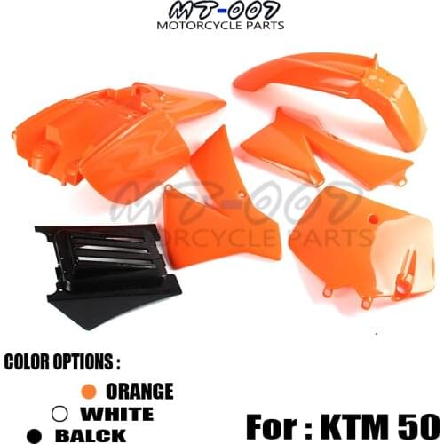 Cool Fairing body PLASTICS COVER KIT ORANGE set fender plastic OEM NEW for KTM SX 50CC 50 50SX KTM50 SENIOR JUNIOR JR SR