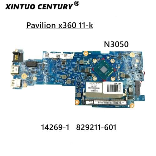 Laptop Motherboard For 829211-601 829211-501 829211-001 14269-1 X360 11-k N3050 system mainboard Fully Tested