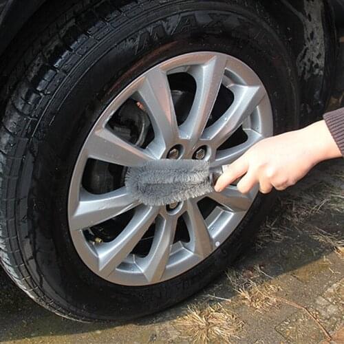 New Cleaning Brushes Hot Car Motorcycle Wheel Tire Rim Hub Clean Wash Useful Brush Cleaning Tool