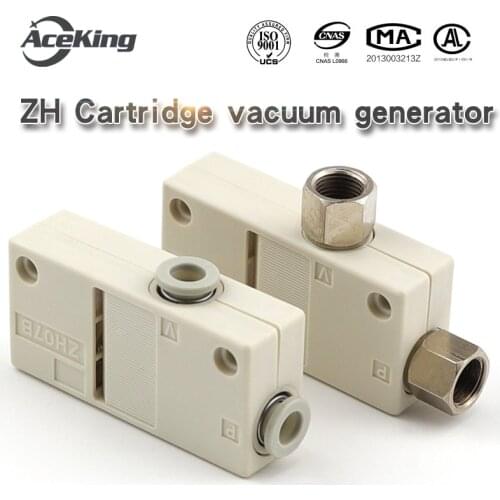 ZH Vacuum generator negative pressure pneumatic large flow zh10bs-06-6/13/08/10/05bl /01/07 box direct intubated internal thread