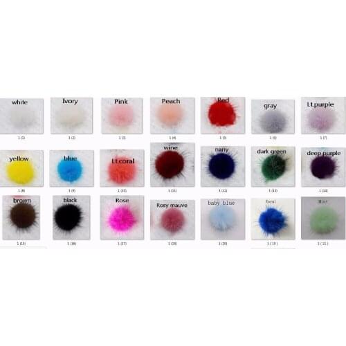 Real Mink Fur Ball Pompom 3.5 cm Fluffy Soft Pompon for DIY Bag Keychain Charms Earrings Hair Clip Accessories 50pcs GR101