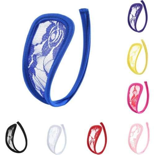 Sexy Women Lace C String Thongs Transparent Erotic Panties Sexy Floral Lingerie Underwear Woman Panties