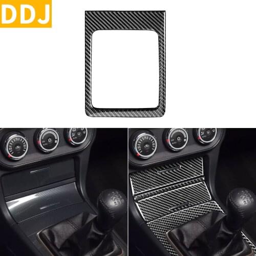 For Mitsubishi Lancer GT GTS 2010-2015 Carbon Manual Transmission Surround Sticker Gear Shift Panel Modified Cover Accessories