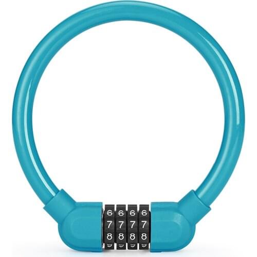 Bike Lock Cable Locks For Bicycle Heavy Duty Combination Chain Padlock Security Digital Equipment Anti-theft Lock