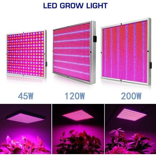 10PCS/lot 25W 45W 120W 200W LED Grow Light Full Spectrum Phytolamp Growing Lamp For Indoor Plants Flower Hydroponics Wholesale