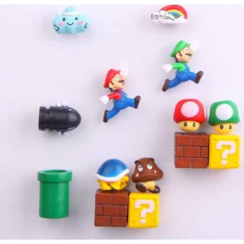 12pc 3D Fridge Magnet Souvenir Kitchen Fridge Sticker Adult Boy Girl Child Toy Birthday Gift Cute Home Decoration
