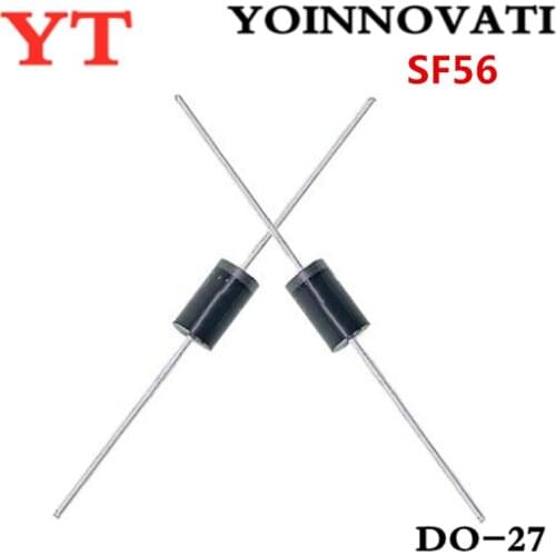 20pcs/lot SF56 5A 400V DO-27