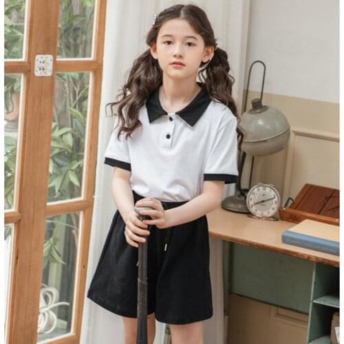 2021 Girls Clothing Sets Teenage Girl Clothes Summer Children Sports T-Shirt + Shorts 2 Pcs Suits 4 To 16 Years Kids