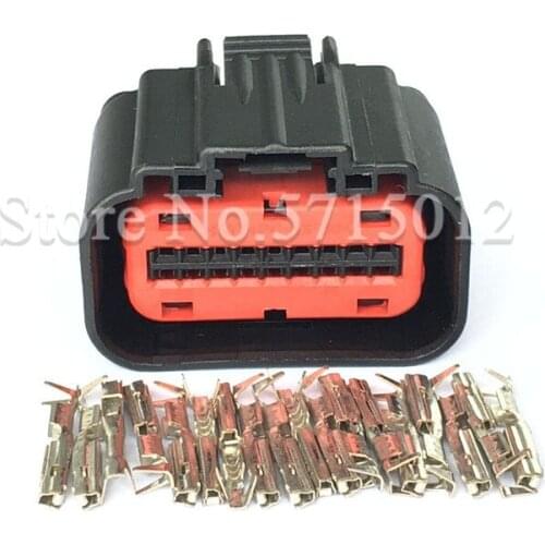 18 Hole Car ECU Waterproof Socket Air Flow Meter Plug ACC Cruise Connector 1488533-5 For Car Land Rover Ford Range Rover