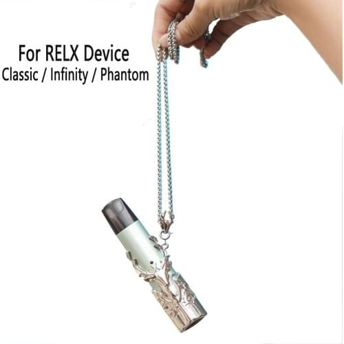 Necklace lanyard For RELX Infinity / Phantom / Classic Device Case With Lanyard Case Metal Necklace For RELX Vape Pens