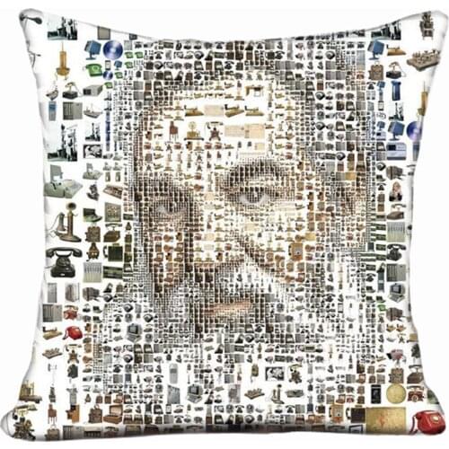 European and American elements combined human head pillow case
