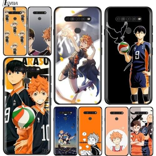 Haikyuu Hinata for LG G8 G8S G8X V30 V35 V40 V50 V60 ThinQ Q60 K40 K50 K51 K61 K71 K92 K62 Soft Black Phone Case