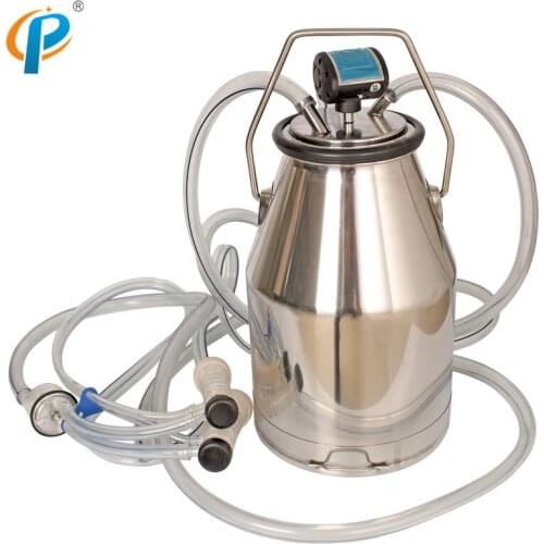 Single Stainless Steel 201 Material Milk Bucket Cluster, Milk Cluster Gruop for Goat Portable Milking Machine