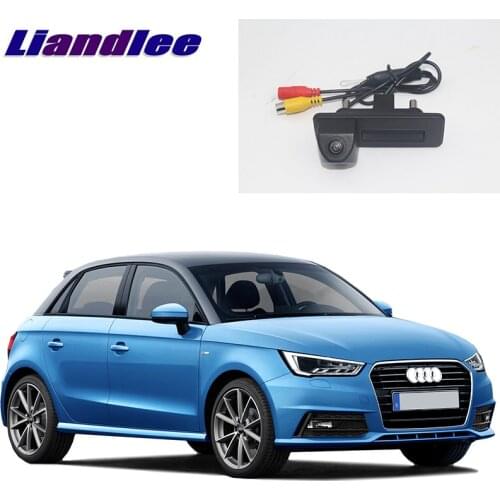 LiandLee Car Trunk Handle Rear View Reversing Parking Camera For Audi A1 8X 2010~2018