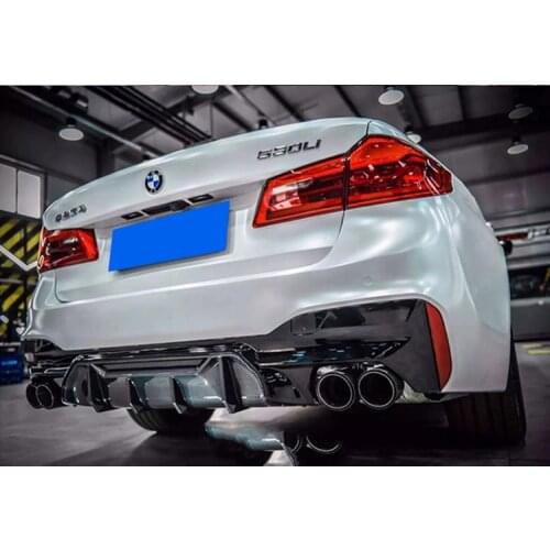 Lively2021 Fit For G30 / G38 Bmw 5 Series 525 530li Modified Small Surrounding Carbon Fiber Competitive Version Rear Lip and