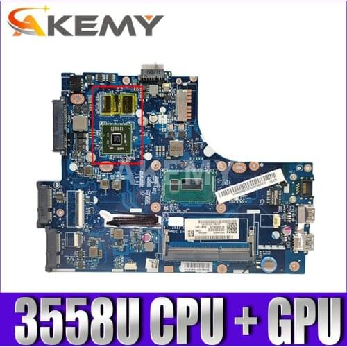 Akemy S410 Mainboard For Lenovo ideapad S410 LA-A321P Laptop Motherboard S410 Mainboard Test with 3558U cpu + GPU