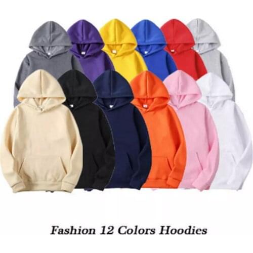 Brand Men Hoodie 2020 Autumn Hip Hop Streetwear Men Pullover Sweatshirts Hoodies Mens Solid Color Hoodie Male S-3XL