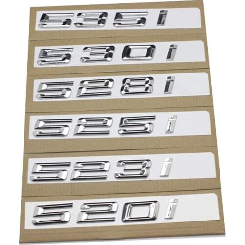 ABS M Power M performance car rear sticker car body stickers for BMW E60 F10 5 series 520i 525i 530i 535i 550i 528i 523i 518i