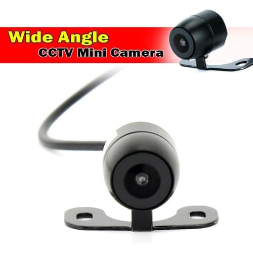 NEW 140Degree Wide Angle CCTV Analog Camera 12V Mini Front/Rear View Security Camera Mirror image Waterproof Car Security Camera