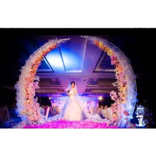New Wedding Prop Iron Horn Gate Wedding Xiting Road Lead flower door Carved Arches Iron Carved Arches