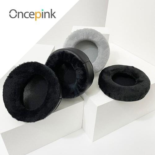 Oncepink Replacement EarPads For Samson HP20 Stereo Headphone Thicken Velvet Ear Cover Earphones Accessories