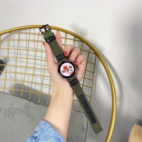 Strap for Samsung Gear sport S2 S3 Classic huami amazfit gtr bip 22 20mm galaxy watch active 40mm 44mm 42 46mm band huawei gt 2