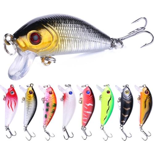 Minnow Fishing Lures 5cm 3.6g Floating Isca Japan Hard Bait Bass Topwater Pesca Wobblers Crankbait Fishing Tackle