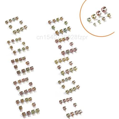 Boxed Multi Specification Galvanized Hose Clamp, Water Pipe Clamp, Stainless Steel Hose Clamp, Oil Pipe Hose Clamp