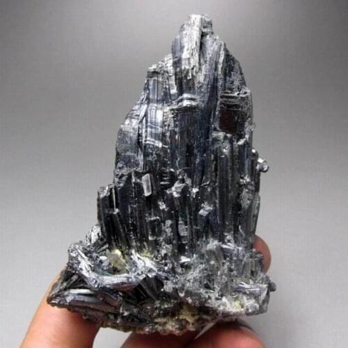 229g Stibnite - crystals and stones healing Mineral specimen Home Decor feng shui decoration XX1107/04
