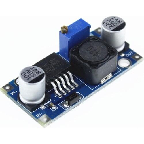 50pcs LM2596 LM2596S ADJ Power supply module DC-DC Step-down module 5V/12V/24V adjustable Voltage regulator 3A