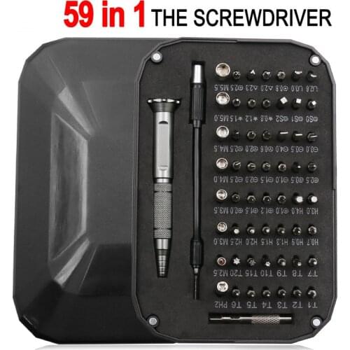 59 In One Function Screwdriver Set Telecommunications Repair Tool Phone Home Precision Screwdriver Head