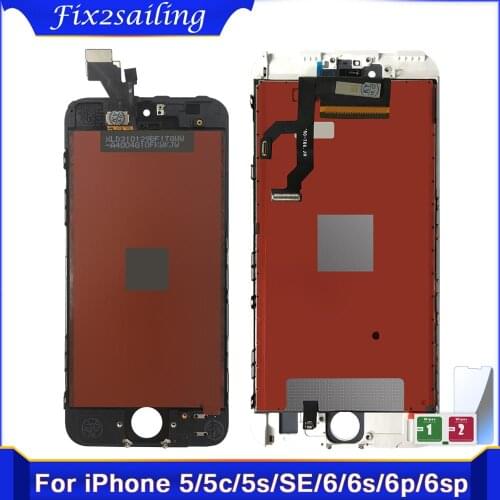 AAA+ Quality LCD For Apple iPhone 5 5c SE Replacement Screen Display Digitizer Touch Screen Assembly For iPhone 6 6s LCD Screen
