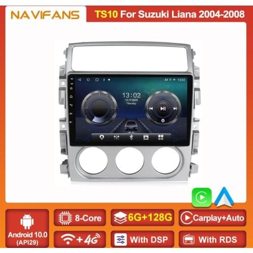 IPS 9inch Screen Auto Car Radio For Suzuki LIANA 2006 -2013 Multimedia Video Gps Player WIFI 2din Android 11 Ram 6G Rom 128G SWC