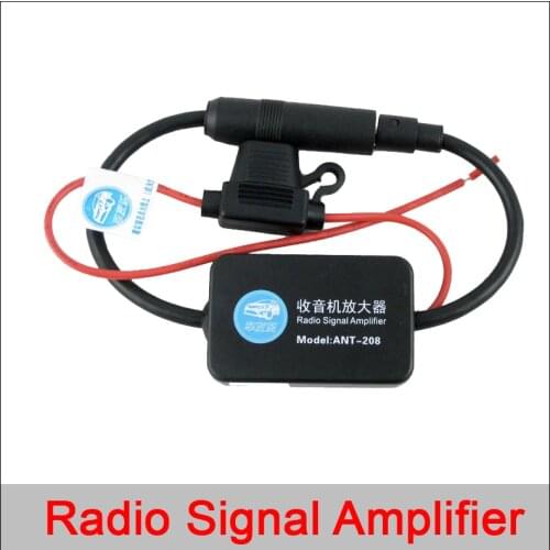 Car Radio/Car DVD GPS Player Antenna Signal Amp Amplifier Booster Radio Fits for All cars with Circular interface