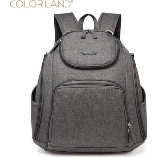 Colorland Ergonomics baby diaper bag backpack waterproof mother Maternity Handbag baby care nappy changing back pack