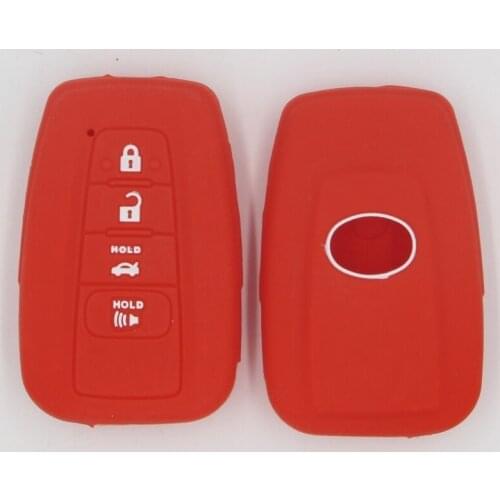 4PC Remote Key Holder Cover for Lexus LC 200 LC200 for Toyota Auris Land Cruiser Prius Alphard Aqua Silicone Car Key Case