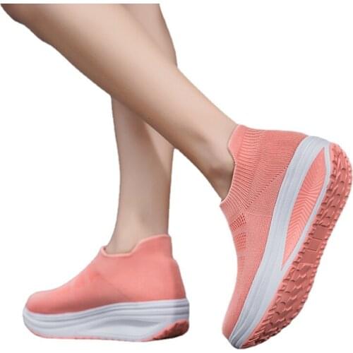 Women Shoes Summer Weave Sneakers Super Light Comfortable Shoes Female Mesh Breathable Sneakers Women Shoes