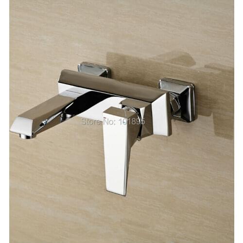 L16812 Wall Mounted Chrome Finishing Brass Material of New Model Exposed Bath Tap