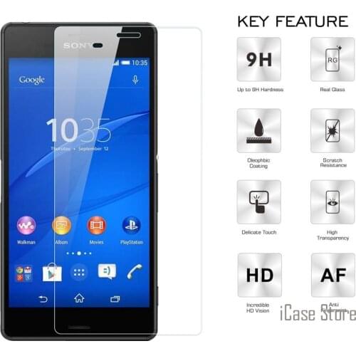9H Hardness Tempered Glass For Sony Xperia Z1 Z2 Z3 Z4 Z5 compact E5 Screen Protector Explosion-Proof Film + Clean Kits