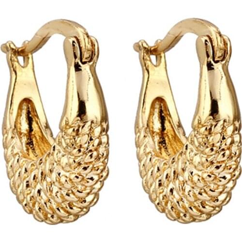 Korean Vintage Fashion Gold Silver Color Small Simple Round Creole Hoop Earrings For Women Girl Party Jewelry oorbellen 2020