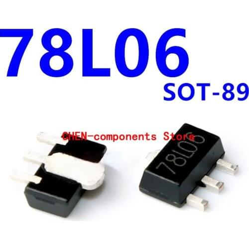 20pcs triode 78L06 SOT-89