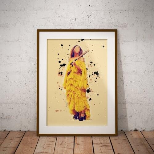 Vintgae Beyonce Poster Print Abstract Home Figure Wall Art Retro Canvas Painting Mid Century Wall Art Prints Modern Decor