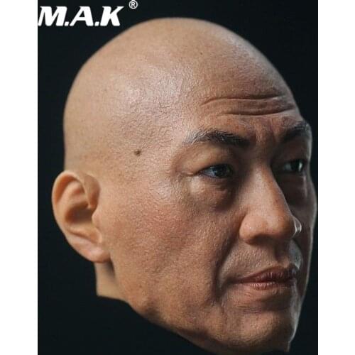 1/6 Movie Actor Head Carved Shi Zhaoqi Head Sculpt Toys Accessories for 1;6 Scale Male Action Figure Body