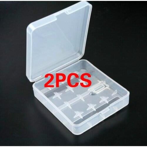 2pcs 4 x 18650 holder Hard Plastic Case Holder Battery Storage Box For 1-4pcs 18650 Battery Case container holder