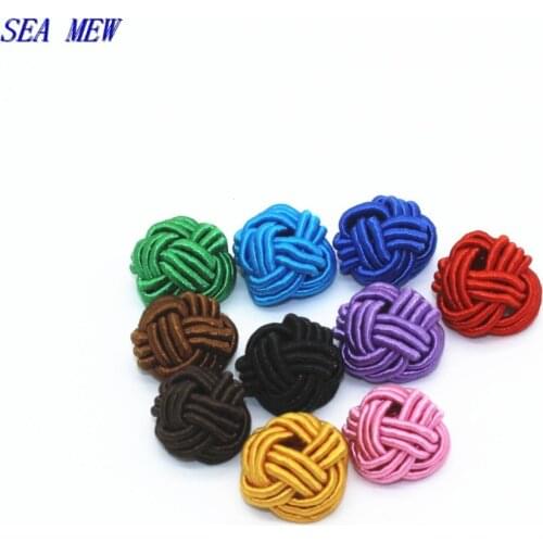 20 PCS 20mm Handmade Chinese Knot Tassel Caps End Caps DIY Findings For Jewelry Making