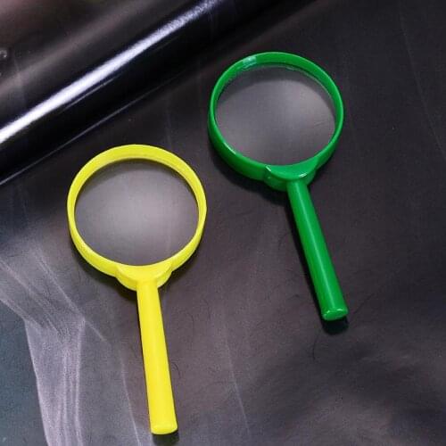 60Mm Acrylic Magnifier Plastic Handheld Magnifier Toy Magnifier