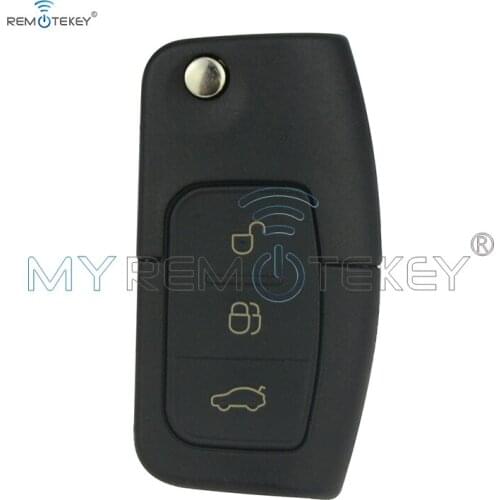 Remtekey auto Remote Key Fob For Ford Focus Mondeo C Max S Max With HU101 Blade 3 Button 433MHz With 4D60 Chip